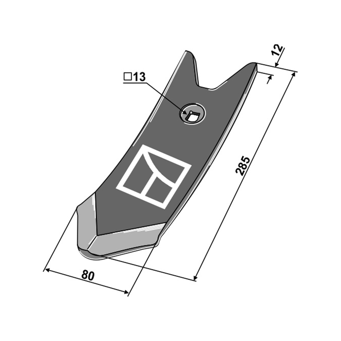 Varf 80x12