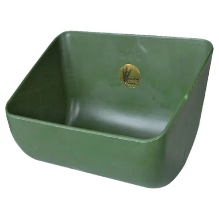 Recipient pentru hranire cai, verde, 12 l