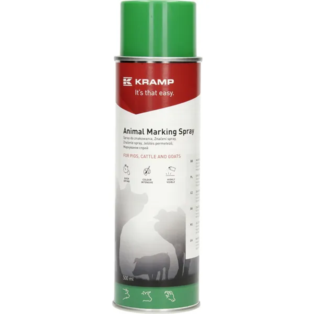 Spray verde pentru marcarea animalelor 500ml