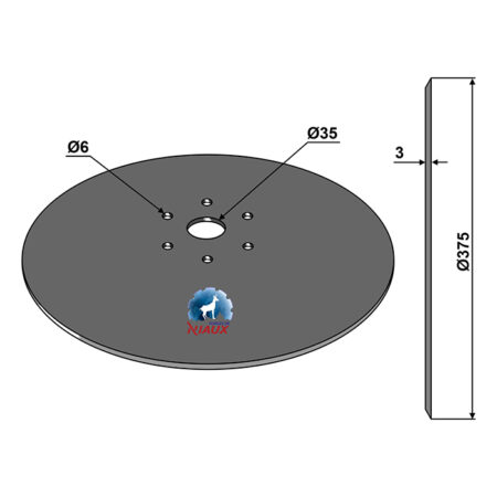 Disc semanatoare Ø375x3