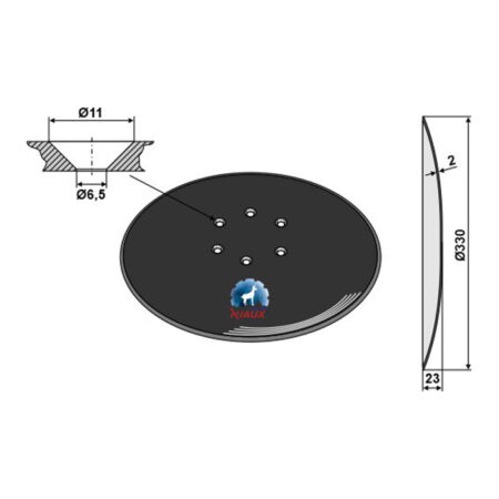 Disc semanatoare Ø330x2