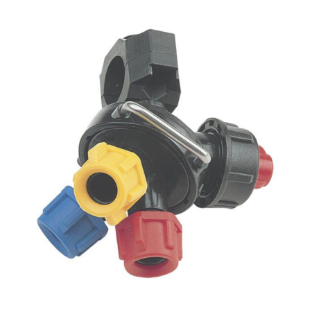 NOZZLE HOLDER 3/8" 3 WAY CLAMP TYPE-0