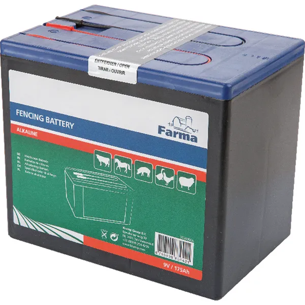 Baterie uscata gard electric Alkaline 9V 175Ah