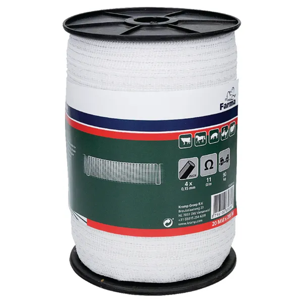 Banda gard electric 20mm 200m 4x0,15mm fire otel inoxidabil