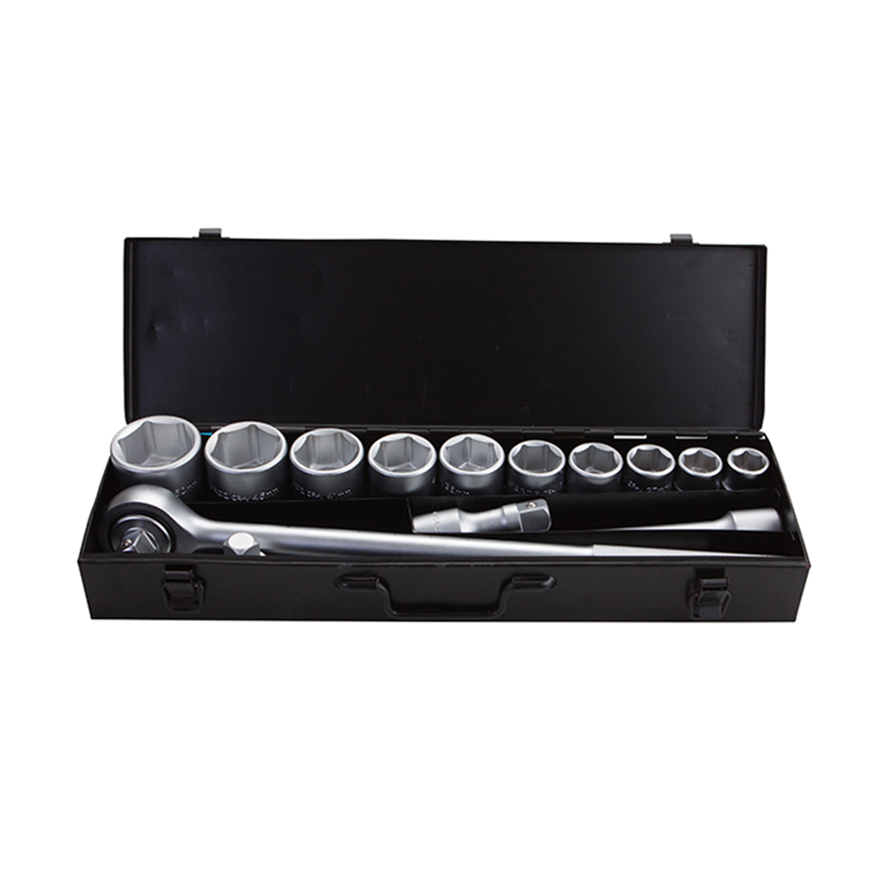 Set chei tubulare 3/4" in cutie metalica