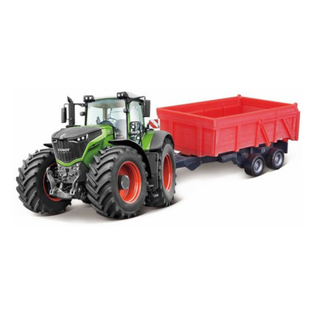 TRACTOR FENDT 1000 VARIO CU REMORCA BASCULABILA-0