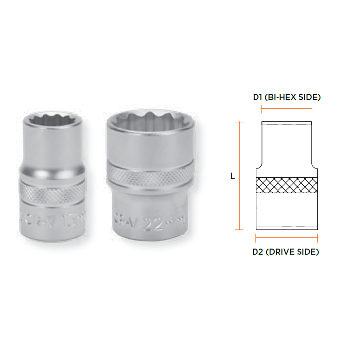 Soclu bi-hexagonal de 3/4