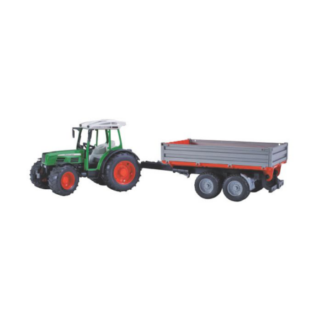 FENDT 209S CU REMORCA CU PERETE FRONTAL-0