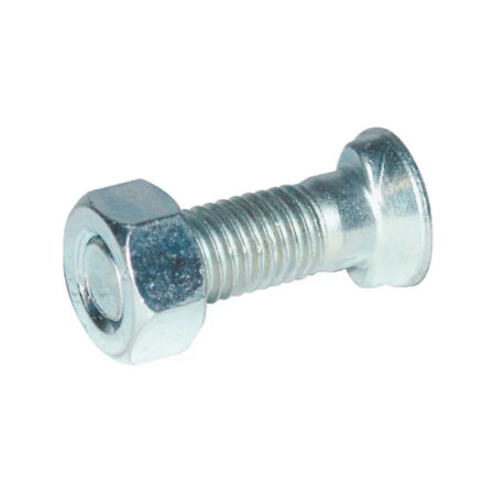 Șurub plug cap oval cu nas dublu și piuliță M12x35mm