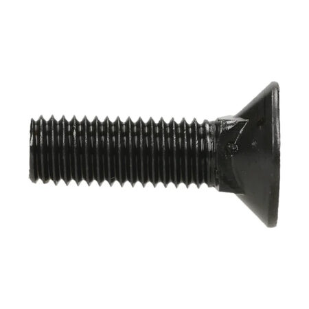 Șurub plug cap plat înecat gât pătrat cu piuliță M12x40mm