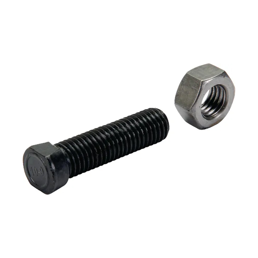 Șurub plug cap conic cu piuliță M12x50mm