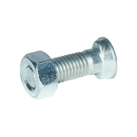 Șurub plug cap oval cu nas dublu și piuliță M14x35mm