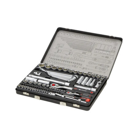 Set chei fixe și tubulare cu profil interior și exterior 1/4" și 1/2" 82 piese