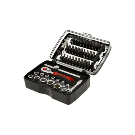 Set mini de capete șurubelniță și chei tubulare 1/4", 47 piese