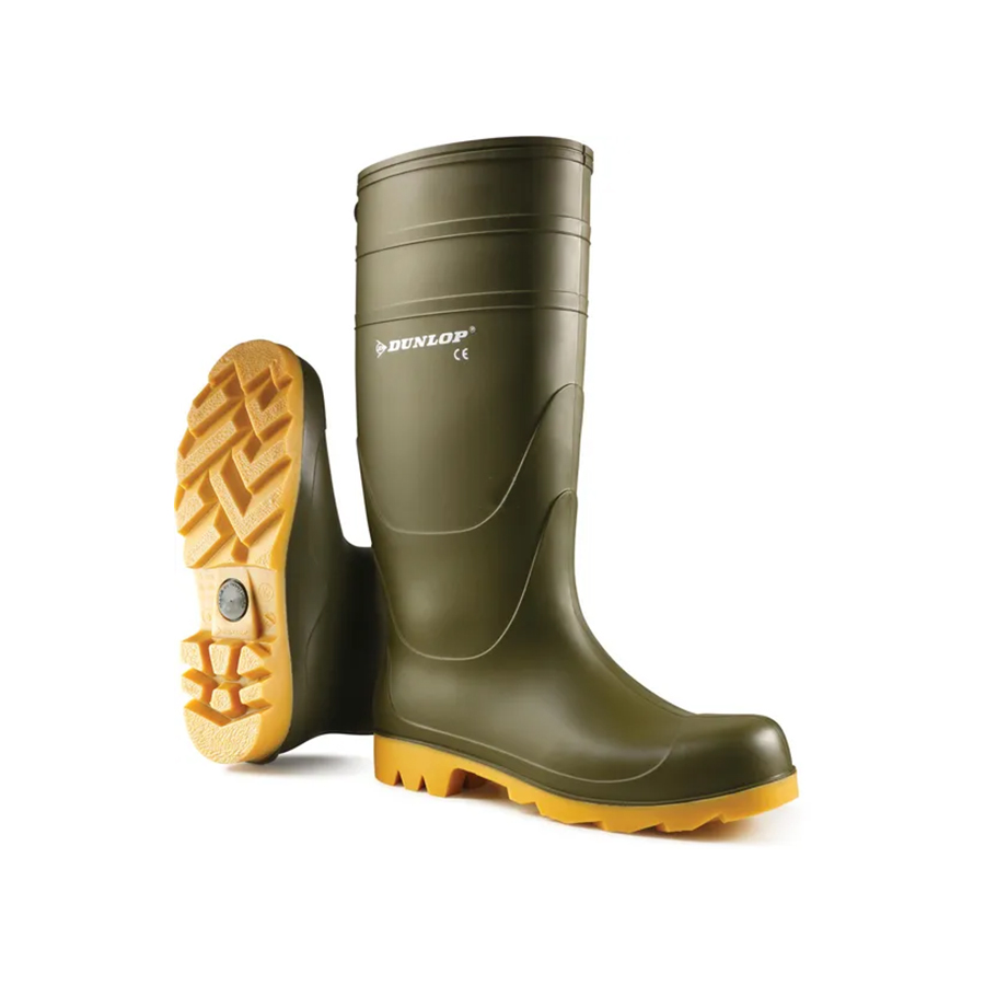 Cizme cauciuc verde Universal Dunlop