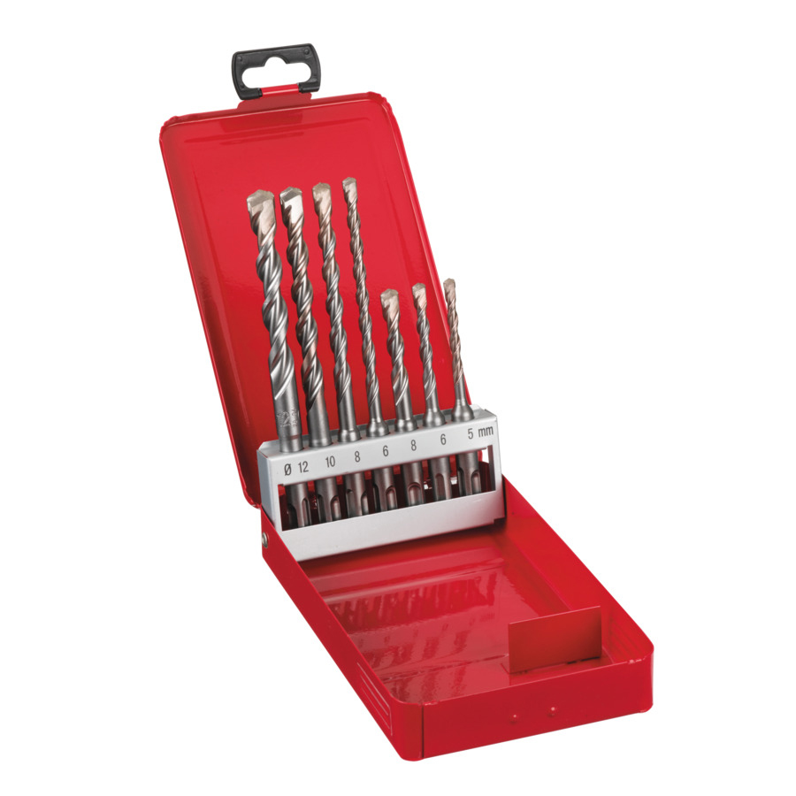 SET 7 BURGHIE SDS+ M2 MILWAUKE