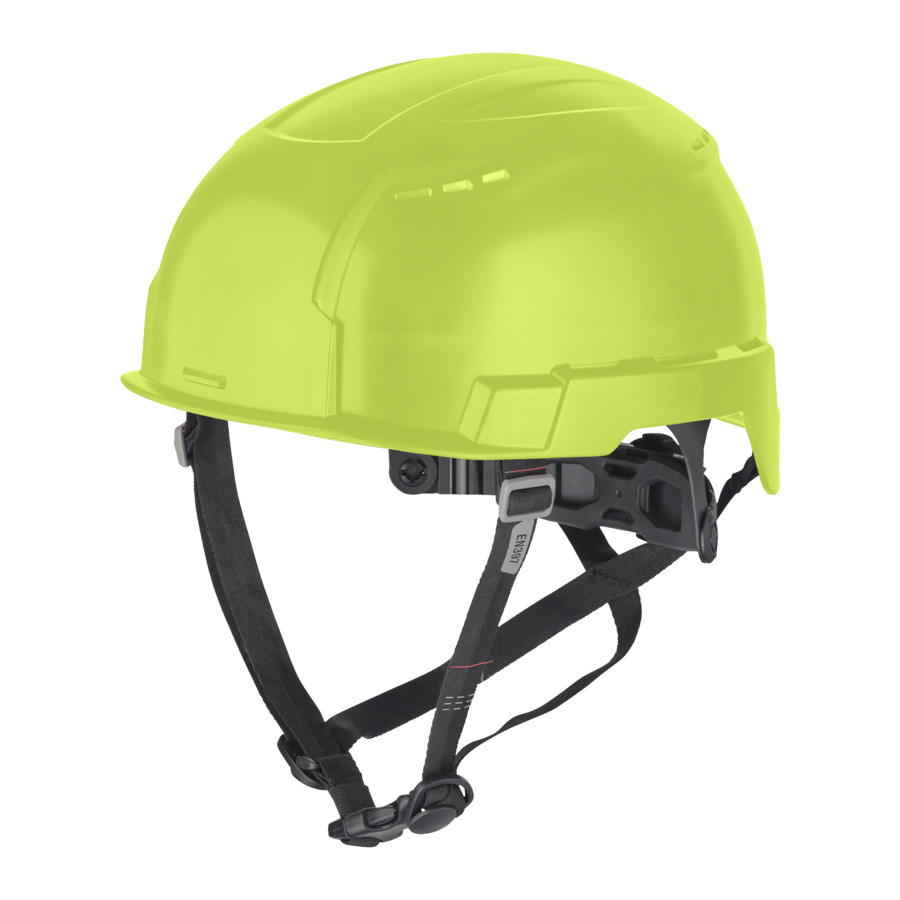 CASCĂ DE PROTECȚIE GALBENĂ, DE ÎNALTĂ VIZIBILITATE, VENTILATĂ